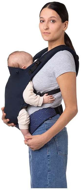 Рюкзак кенгуру MoMi COLLET navy blue